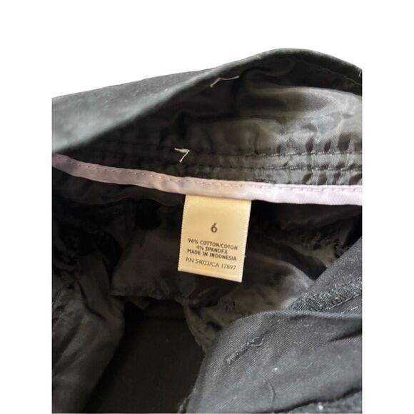 Old navy low waisted stretch Women’s Black Straight Leg Pants Size 6 - Picture 4 of 16